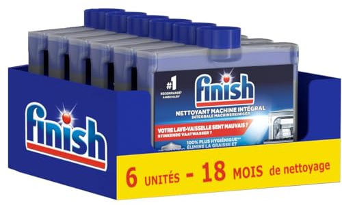 Finish Produit Lave-Vaisselle Nettoyant Machine Intégral - lot de 6