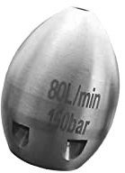 Avlopp rengöringsmunstycke 3/8 tum avlopp avlopp rengöring hållbar 5 000 PSI uteplats 80 L