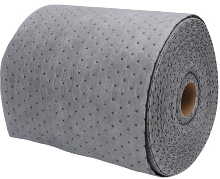 Mavaol Rollo de Estera Absorbente de Aceite, Almohadillas universales Pesadas, Alta tasa de absorción, a Prueba de desgarros de Agua para el sótano del Garaje del hogar