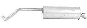 WALKER 71342 Endschalldämpfer mit Leitung ohne Anbauteile Hinten Kompatibel mit VW POLO 9N 6Q6253609CE 6Q6253609D 6Q6253609J