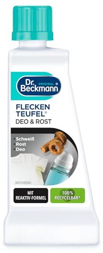 Dr. Beckmann Fleckenteufel- Smacchiatore per ruggine e deodoranti, 50 ml