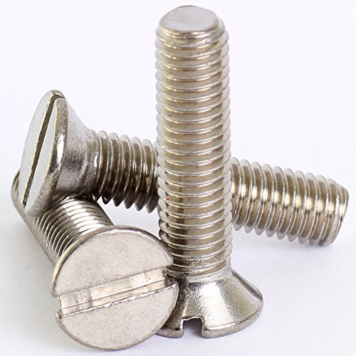 Bolt Base 4mm A2 Edelstahl Senkschrauben mit Schlitz M4 X 12-100