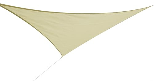 KG KITGARDEN - Toldo Vela de Sombra Triangular para Jardin, 5x5 m, Beige
