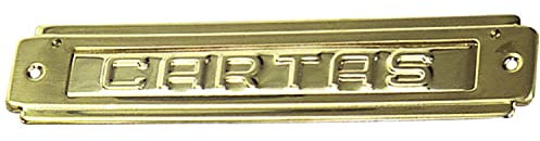 WOLFPACK LINEA PROFESIONAL - Placa Buzón Latón Pulido