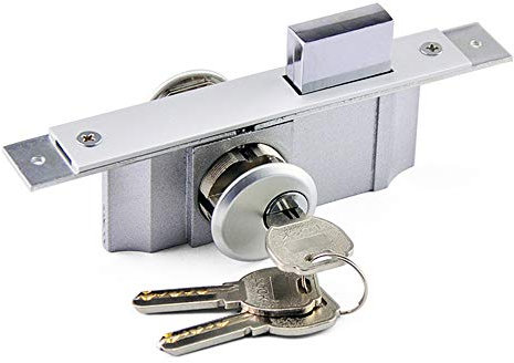 XIUXLI Mortise Locks Door Locks,Left/Right Tubular Frame Lock Door Lock with 3 Key for Internal and External Doors, Door Latch Mechanism and Key Locking Door Security Deadlock