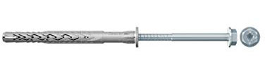 Fischer Langschaftdübel SXRL 10x160 FUS Sechskantschraube mit U-Scheibe, 522724-1, VPE 1 Stück