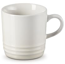 LE CREUSET Tasse à Cappuccino en Céramique, 200 ml, Hauteur 10 cm, Meringue, 70303207160099