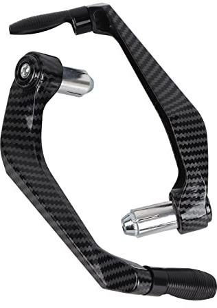 Akozon Handlebar Protector, 7/8inch Universal Motorcycle Handguards Aluminum Alloy Motorcycle Handlebar Brake Protector(Black)