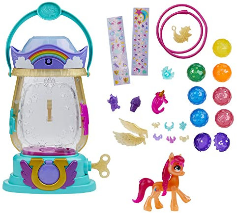 My Little Pony – Eine Neue Generation Farbenspiel-Laterne Sunny Starscout – Lichtspielzeug mit 25 Teilen, Überraschungsspielzeug für Kinder