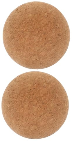 SOESFOUFU 2 Stück Kork Massagebälle Kleiner Massageball für Füße und Finger zur Tiefenmassage Leicht für Yoga dem Training