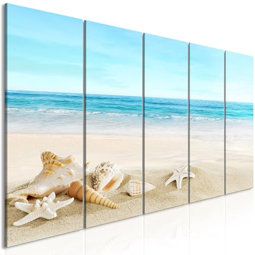 B&D XXL Acrylglasbild 150x60 cm 5 Teilig Wandbild auf Acryl Glasbilder Kunstdruck Moderne Acrylglas Platte Wanddekoration Geschenke Heimdekoration Glasbild c-B-0529-k-m
