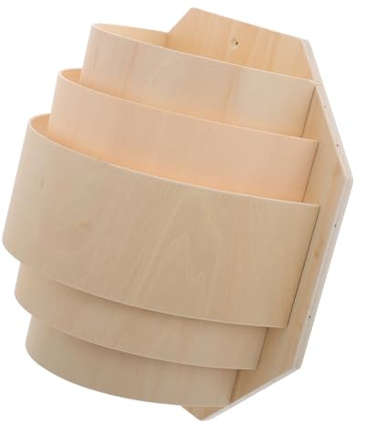 SOLUSTRE Lampenschirm Holz für Saunaräume Saunalampenschirm mit Hoher Lichtdurchlässigkeit Einfache Montage Zubehör für Sauna