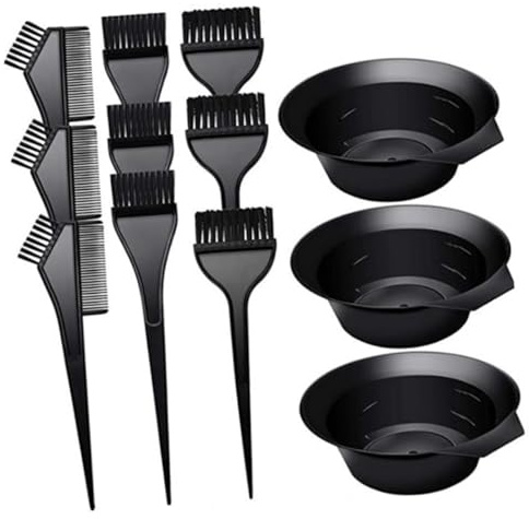 ELAYARD 20 piezas Kit Tinte Cabello Desechables Set Herramientas para Teñir Cabello Portátil para Salón y Uso Doméstico DIY Peluquería Fácil Manchas