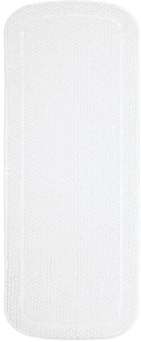 Kleine Wolke Wanneneinlage Samoa-Plus Weiß 36 x 92 cm | PVC-frei, maschinenwaschbar