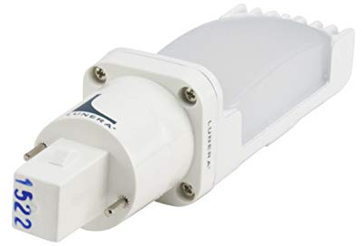 Lunera #HN-H-G24D-26W-3500-G2 13 watt Horizontal LED Plug-and-Play Lamp to replace 26W-42W CFL, Offset 2-Pin (G24d) base, 3500K, 900 lumens, 50,000hr life, 120-277 volt, Non-dimmable,