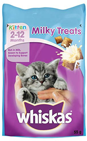 whiskas Kätzchen Milch Leckereien (8 x 55g) (EinheitsgröÃŸe) (Milch)