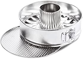 Stampo Forma Tortiera Dolci con Cerniera 2 Fondi Banda Stagnata 18 cm Ghidini