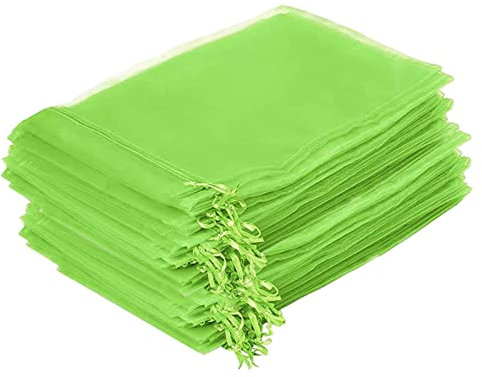 Kaxenig Obstsäcke für Obstbäume,100 Stück Obstbaum-Taschen Netz-Barriere-Taschen - Netztaschen zum Schutz von und Gemüse vor Vögeln