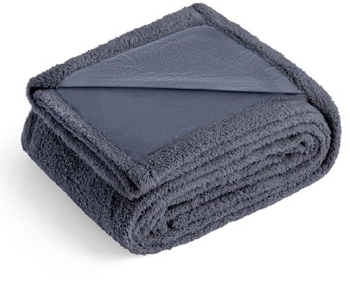 YUNXANIW Hundedecke, für große oder kleine Hunde, Katzendecke/wasserdichte Decke, Hundedecken groß waschbar/Reisedecke/Fleecedecken für Haustiere/Katzendecken (Dark Grey, 140cm*160cm/1pc)
