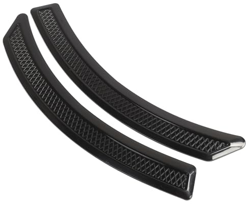 Keenso Striscia per sopracciglia per ruote, 2 pezzi, striscia per sopracciglia per ruota auto, 41,5 cm, universale, anti collisione, adesivo protettivo nero