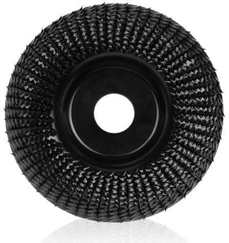 Adiwo Wood Sanding Disc for Angle Grinder, 125 mm Flap Disc Grinder Wheel Disc, Wood Carving Disc Grinder Shaping Disc Carving Tool for Angle Grinder Sanding Cutting Sculpting Shaping Polishing