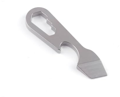 Hamans Mini-Hebeleisen aus Titan, Multitool, 4,2 g, Taschenöffner, Schraubenschlüssel
