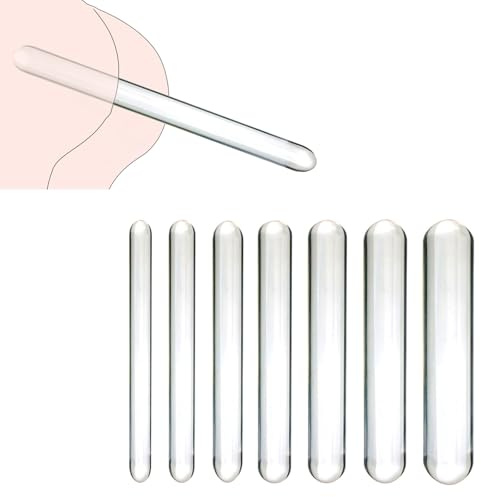 JXszxbt 23cm Extra Lang Glas Dildo Glasdildo Kristall Glasplug Analplugs Prostata Massage G-punkt Stimulator Vagina Masturbation Anal Butt Plug Analdildo SM Sex Spielzeug für Männer und Frauen(2cm)