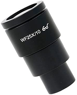 Mikroskop-Zubehör, Mikroskop-Okular WF25X, Stereomikroskop, Weitwinkel-Okular großes Sichtfeld, hoher Augenpunkt, 25 Mal, 1 Stück/2 Stück, Haltbarkeit und zuverlässige Leistung (1 Stück)