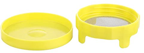 OKUMEYR 1par Tapas para Germinación Filtro y Bandeja De Agua Amarillo para Pequeñas y Limpieza
