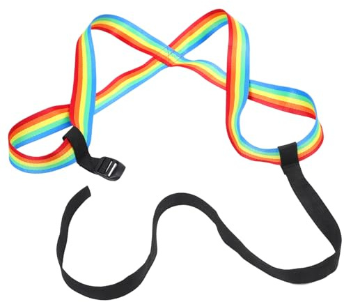 BESTonZON Djembe Schultergurt Verstellbarer Afrikanischer Trommelgurt Aus Strapazierfähigem Für Snaredrum Und Handtrommeln Komfortabel Und Einfach Zu Reinigen Regenbogenfarben