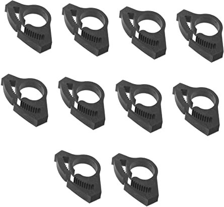 UKCOCO 10pcs Nylon Hose Clamps Double Gripping Clips Car Radiator Hose Clips Heavy Duty Clamp for