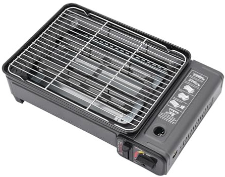 SICHENSH Barbecue portatile da tavolo, a gas, per barbecue, per campeggio, viaggi, trekking