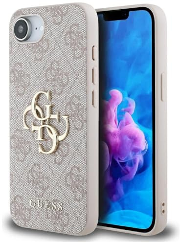 CG MOBILE Guess 4G Big Logo Hülle für iPhone 16e (Rosa)