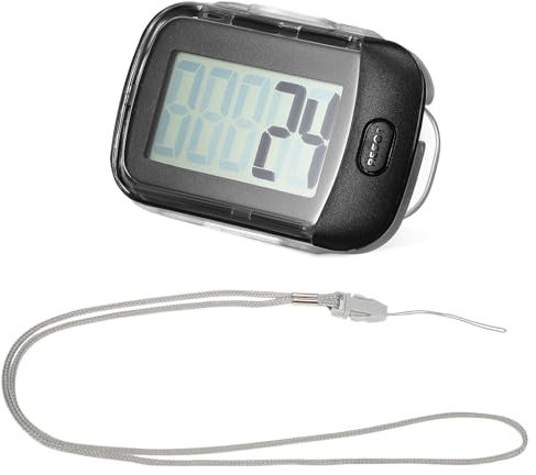 Toyvian Podómetro Portátil Clip Caminar y Correr Seguimiento Preciso De Pasos y Calorías para Edades Actividad