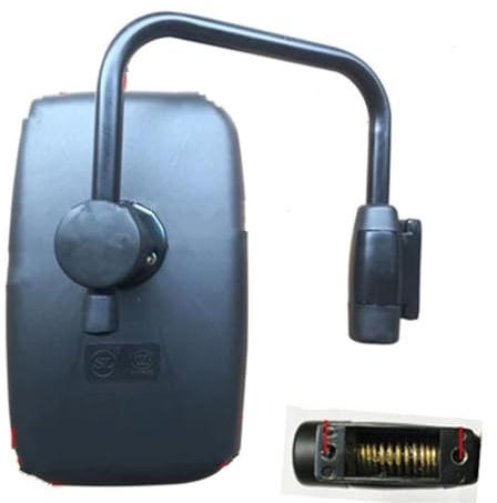 Rétroviseur Extérieur pour Kobelco pour SK Miroir De Recul Rétroviseur Pelle Accessoires De Voiture Rétroviseur Électrique(Mirror U Bracket)