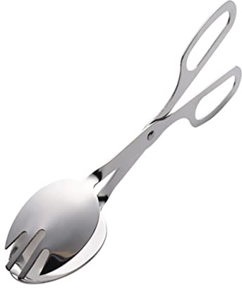 Gatuida Pinzas Para Ensalada y Pan De Acero Inoxidable 20 Cm Resistentes y Seguras, Pinza Profesional Para Servir Cocina y Buffet, Uso Doméstico y Exterior
