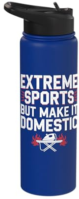 Extreme Ironing Competitive Funny Sport Adventure Challenge Stainless Steel Insulated Water Bottle