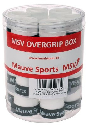 MSV Overgrip Cyber Wet 24er Pack weiß