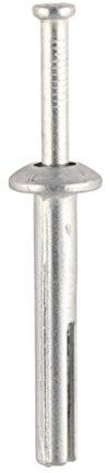 TIMCO Zamac Nail in Anchor - 6 x 40 - Zin - Box of 100 - Silver