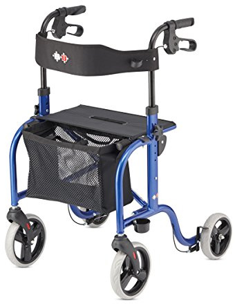 Faltbarer Leichtgewicht-Rollator Bischoff & Bischoff RL-Smart Blaumetallic
