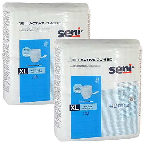 SENI Active Classic Inkontinenzslip Einmal XL 2X30 St