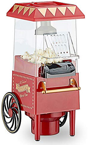 Retro Popcorn Maschine Mit Heissluft - Fettreduziertes Ölfrei Popcorn Automat