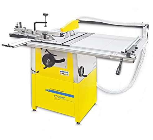 BAMATO Tischkreissäge BTS-250PRO | 400V | inklusive XXL Lieferumfang | stabiler Parallelanschlag | schwenkbares Sägeblatt | Tischverbreiterung | Kreissäge Baukrei