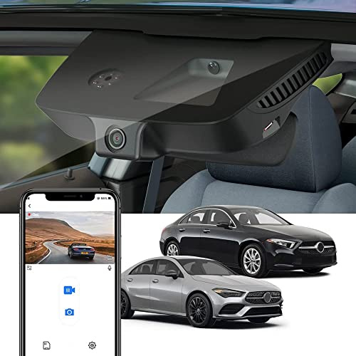 Fitcamx Dashcam 4K Kompatibel mit Mercedez-Benz A Class A220 2012-2023 W176 W177 & CLA 250 2014-2023 C117 C118 (HD2-6175), 2160P UHD WiFi OEM Autokamera, Loop-Aufnahme, G-Sensor, Plug&Play,64-GB-Karte