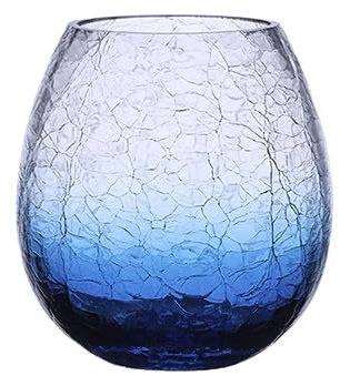 PEKJI Verre à vin créatif Verre à Cocktail Rond Verre à jus Verres à vin sans Pied 360 ml/12.2 oz