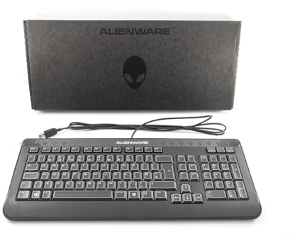 Alienware Genuine Original DELL USB Keyboard QWERTY UK Layout NEW 5Y4GF DCHF6