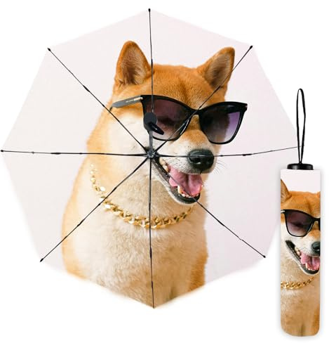 JeathFea Personalisierter Foto Regenschirm - Design Personalisiert Foto Regenschirm - Damen Schirm mit Auf-Zu Automatik - windsicherer Taschenschirm - für Männer Frauen Familie Geschenk