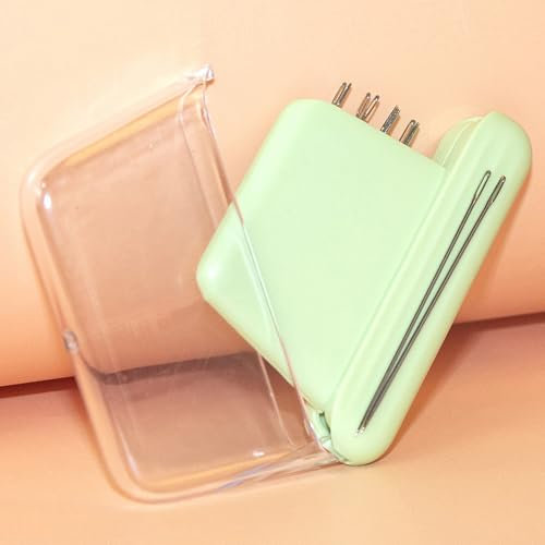 Needli da Cucito Magnetico, Include 10pcs a 5 Dimensioni di Aghi Affilati, Organizzatore di Ago Magnetico Travel Portatile Porta di Aghi Magnetica Mini Ago di Stoccaggio della
