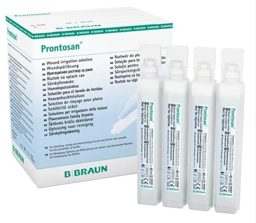 Pronto Wound Irrigation Solution 24x40ml- Used to Saturate Compresses, Gauzes or Pads