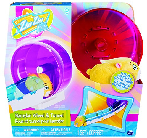 Spin Master 6040191 – ZhuZhu Pets – hamsterhjul med tunnel